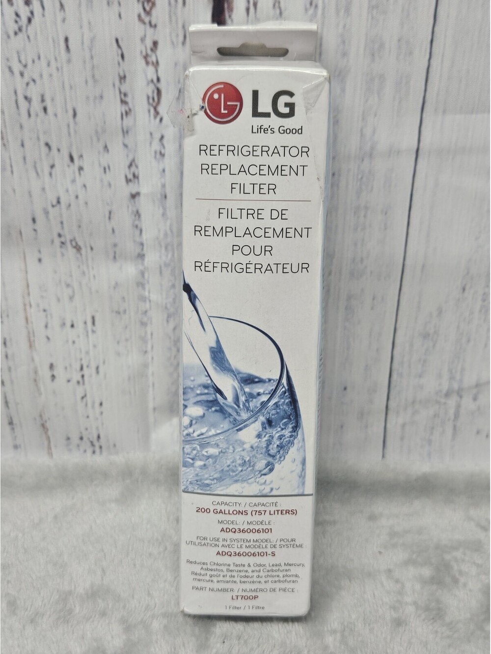 LG LT700P ADQ36006101 Refrigerator Water Filter Replacement OEM Sealed